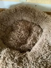 Cama de perro suave juguetes de peluche Donut sátiro ronda perro perrera Ultra lavables suaves perro gato cojín de cama de sofá cálido Venta caliente