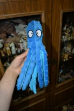 Dog-Squeaky-Toy Octopus Sounding-Paper Dogs French-Bulldog Interactive Plush Large Small