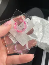 17KM-anillo acrílico de resina transparente para mujeres y niñas, joyería Coreana de frutas frescas, con diseño de fresa y limón