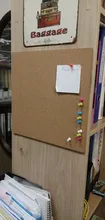 Tablero de corcho 30*30cm de palo de 12 x 12 de una pieza de la pared pegatinas de corcho boletín Memo Junta fotos mensaje juntas Bacheca Sughero