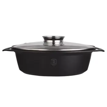 

Oven Oval BERLINGER HAUS scented lid and handle line Diamond Granite