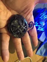 Reloj de bolsillo clásico para hombre y mujer, pulsera de cuarzo con forma de ojo, Ojos de dragón, collar de Lobo, cadena, regalos colgantes, nuevo