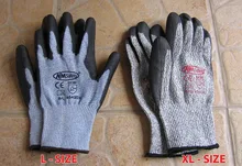 NMSafety-guante de protección de seguridad con forro HPPE, guantes de trabajo resistentes al corte