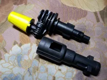 Boquilla Turbo giratoria para limpieza de alta presión, puntas de boquilla de pulverización para pistolas de gatillo Karcher, 360 °, Gimbaled