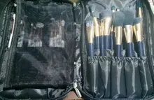 Neceser multifuncional para viaje y hogar, bolsa de cosméticos profesional, organizador de cepillo de tocador y maquillaje
