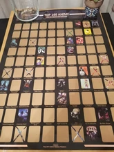 Póster de Anime para decoración del hogar, lista de cubo de Anime Premium y artisticos, gran regalo para los fanáticos del Anime, 100