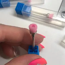 Brocas de diamante para uñas, cortador de fresado de cerámica, pulidor rotativo, limpieza de cutículas, accesorios eléctricos de manicura, herramientas JIGS/M/S, 1 Uds.