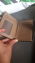Baellerry-billetera de cuero para hombre, billetera corta de mano, de cuero, garantía de calidad