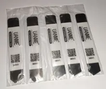 5 unids/lote UANME pantalla LCD teléfono herramientas de apertura de hoja de acero inoxidable suave delgada palanca Spudger para iPhone/iPad/iPod
