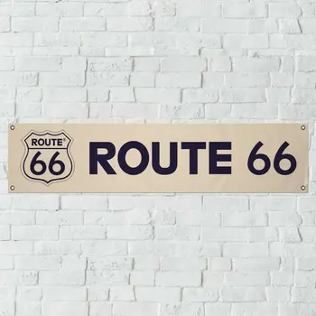 Route 66 Banner pvc tent decoration sport garage decoration workshop Banner workshop decoration 
Route 66 Banner pvc tent decoration sport garage decoration workshop Banner workshop decoration