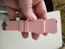 22mm banda de silicona para Samsung Galaxy ver 46mm 42mm deportes correa para Samsung Gear S3 frontera/activo 2 Huawei Watch 2