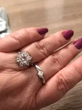 Anillo de piedra de circón redondo y pequeño para mujer, joyería de boda de Color plata Vintage, anillos de compromiso de cristal para mujer