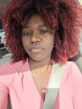 Afro corto rizado pelucas con flequillo para las mujeres negras rubia marrón Cosplay sintético Africana pelucas resistente al calor Lizzy