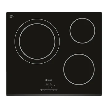 Glass-Ceramic Hob BOSCH PKK631B18E 60 cm (3 Cooking areas)
Glass-Ceramic Hob BOSCH PKK631B18E 60 cm (3 Cooking areas)