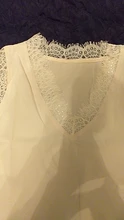 Sexy Chaleco con cuello en V de encaje blanco y negro camisa de 2020 las nuevas mujeres blusas sin mangas Casual playa verano Tops de talla grande 3XL