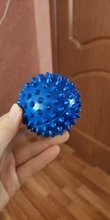 PVC de ejercicios duro punta de bola de masaje alivio fascitis Plantar en vivomed mano pie agarre entrenamiento bola portátil fisioterapia Bola con picos 7cm