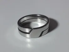 Skyrim-anillo sencillo de acero inoxidable para hombre y mujer, joya anillos de compromiso, regalo de aniversario, novedad de 2021