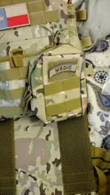 Bolsa médica para sistema Molle táctico, 1000D, utilidad EDC, accesorio de herramienta, paquete de cintura, funda para teléfono, bolsa de caza Airsoft