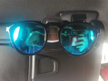 Cases Sunglasses-Holder Car-Sun-Visor Gla W204 Class-Glk W251 Mercedes-Benz for R-G Ticket-Card-Clamp