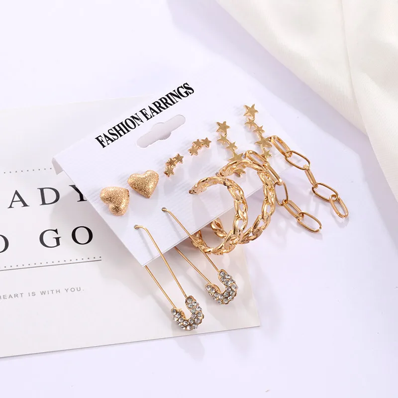 BLINLA Korean Version Bohemia Drop Earrings Set For Women Metal Geometry Earrings 2021 Trend Set Of Earrings Jewelry
BLINLA Korean Version Bohemia Drop Earrings Set For Women Metal Geometry Earrings 2021 Trend Set Of Earrings Jewelry