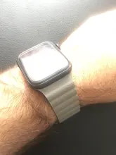 Correa de cuero para Apple Watch, bandas de 44mm, 40mm, Serie 6, IWatch 3, 42 y 38mm, Correa de reloj para Apple Watch 5 Se