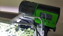 Alimentador automático inteligente para peces, Accesorios para tanque de Acuario, dispensador de alimentación automática para peces, 200ML