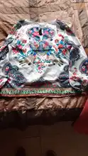 S-5XL de estilo bohemio para mujer, Blusa de estilo Vintage con estampado Floral, talla grande