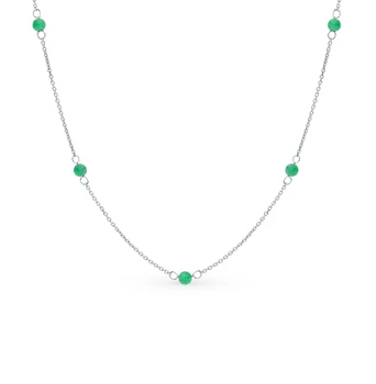 Silver necklace with agate sunlight sample 925
Silver necklace with agate sunlight sample 925