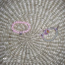 Pulsera multicolor de resina con dibujos animados para niños, brazalete de cuentas, cadena de mano de princesa