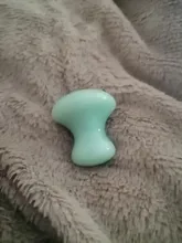 Rodillo masajeador de piedra de Jade, Cuarzo Rosa Natural, belleza Facial, masaje en forma de seta, cuidado del cuello, herramientas adelgazantes, belleza de la salud