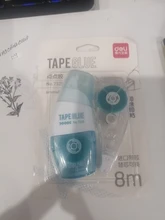 Rodillo adhesivo de doble cara reemplazable, cinta de puntos, papelería de oficina, barra dispensadora de pegamento con núcleo de recarga, Color aleatorio