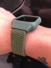 Funda + correa para Apple Watch, banda de 44mm y 40mm, pulsera elástica de 38mm y 42mm trenzada Solo para Apple watch series 6 5 4 3 se