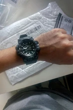 SYNOKE-reloj Digital analógico electrónico para hombre, reloj Masculino con pantalla Dual multifuncional, resistente al agua, para exteriores