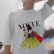 Camiseta de princesas para mujer, camiseta Kawaii Harajuku de moda Ullzang, camiseta gráfica de estética grunge, camisetas a la moda de los años 90 para mujer