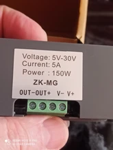 Controlador de Motor DC 5-30V, 12v, 24v, 5A, PWM, pantalla Digital de velocidad ajustable, codificador de relación de trabajo, frecuencia máxima de 15A, ZK-MG