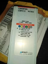 10 Uds CCMT060204 CCMT060208 CCMT09T304 CCMT09T308 carburo alta calidad insertar interna se inserción de Herramientas CNC última herramienta