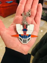 Japón Hot Anime Mazinger Z diablo Z llavero de recuerdo de los hombres armadura teclado Universal llavero anillo accesorios de coche Chaveiros