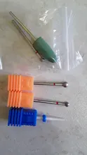 Broca de clavo de cerámica, fresa eléctrica para manicura, brocas, limas de maíz de llama para máquina de pedicura, accesorio de pulido