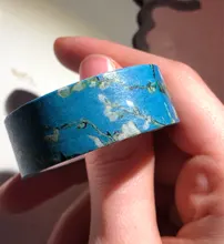 3 unids/pack clásico Van Gogh conjunto de cintas Washi estrellado adhesivo de cielo cinta DIY Scrapbooking etiqueta engomada etiqueta adhesiva