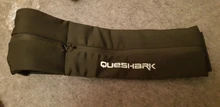 Queshark-riñonera elástica reflectante, bolsa deportiva con doble cremallera, bolsillo para correr, gimnasio, Yoga, riñonera para teléfono
