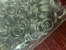 100 unids/lote 5-15mm abierto de acero inoxidable doble salto anillos para DIY clave doble conectores de anillos partidos para la fabricación de la joyería
