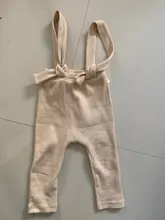 Pantalones acanalados de algodón para recién nacidos, pantalones de tirantes, 3 colores, Primavera, 2021