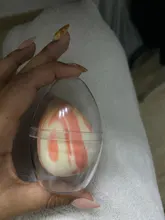 Soporte de esponja de belleza estuche de almacenamiento, maquillaje, licuadora, soporte para esponjas, vacío, cosmético, en forma de huevo, transparente, caja de secado 2020, 1 ud.