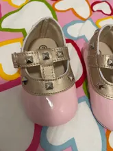 Zapatos de princesa con lazo para bebé recién nacido, suela suave, cuero sólido, hebilla de correa plana con tacón, 4 colores, 2018