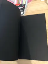 Juego de 9 bolígrafos y 1 cuaderno, diario de bocetos para Graffiti, cubierta suave de papel negro, cuaderno de bocetos, suministros escolares de oficina, 2020