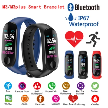 M3 Smart Wristband fitness tracker bracelet WatchHeart rate band Blood Pressure Waterproof SmartBracelet for Men Women Smartband 
M3 Smart Wristband fitness tracker bracelet WatchHeart rate band Blood Pressure Waterproof SmartBracelet for Men Women Smartband