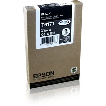 Epson Cartridge T617 black high capacity 4k
Epson Cartridge T617 black high capacity 4k