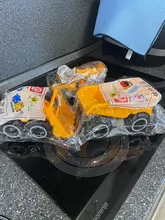 Excavadora de juguete de simulación clásica para bebés, modelo de camión de basura, Mini regalo