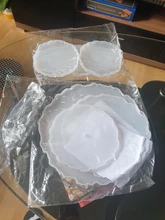 Molde de silicona de cristal para manualidades, plato de fruta de tres capas, molde de resina Epoxy para decoración del hogar, arte de resina