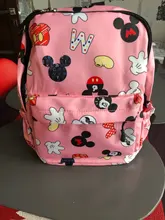 Disney-mochila escolar de Mickey mouse para niños y niñas, para guardería morral, mochilas de colegio de niño